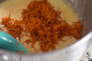 gently fold in carrots