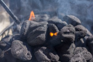 Lighting the Briquettes