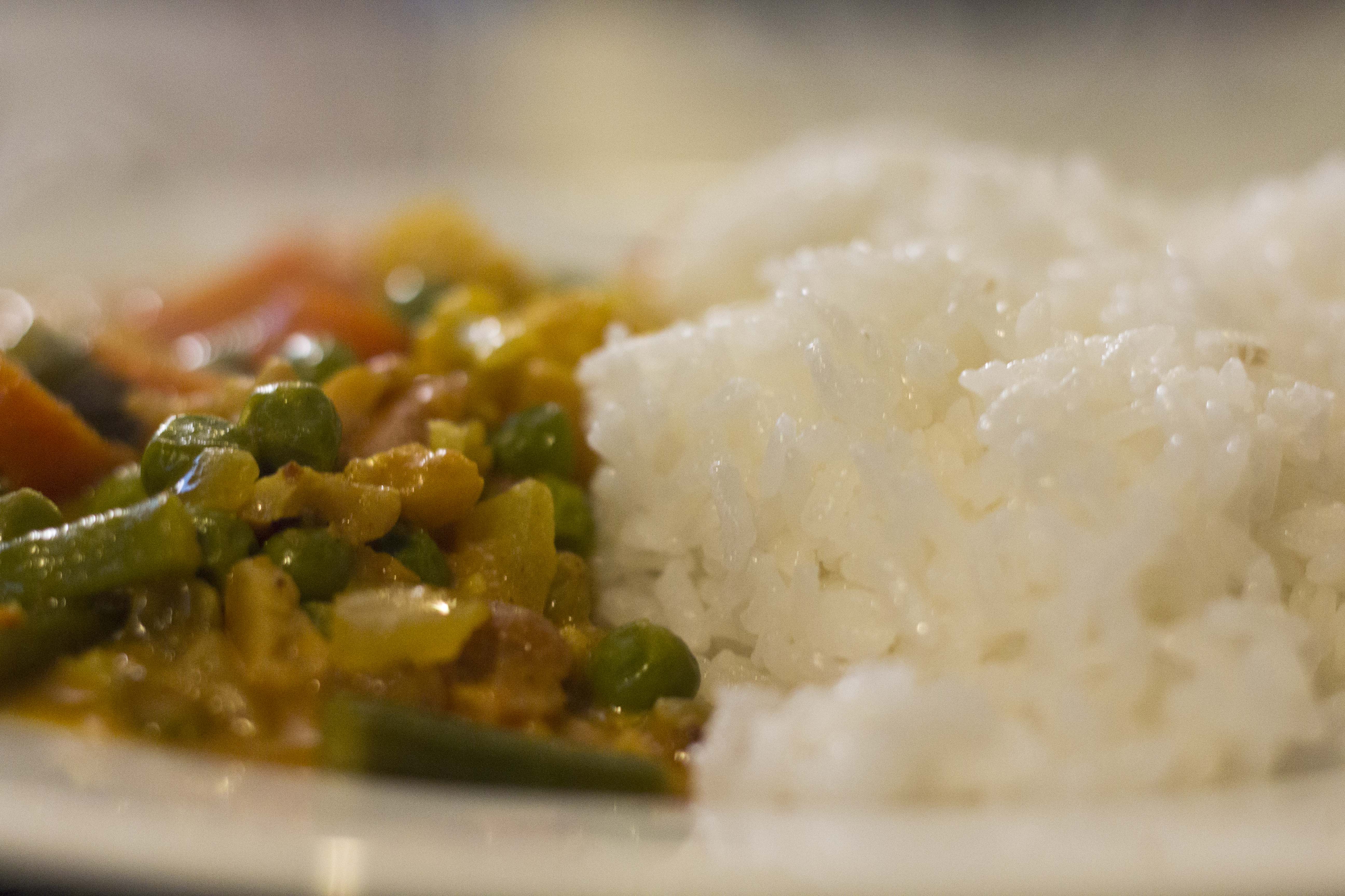 close up of curry