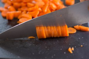 chop the carrots