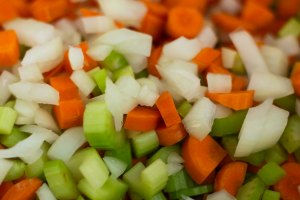 diced veggies