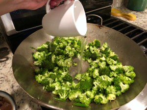 add water to the well